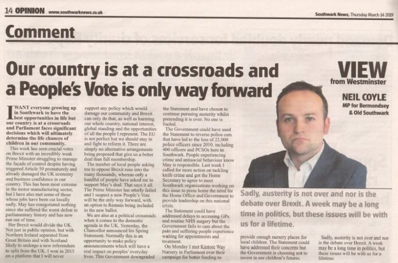 My column from 14.03.19