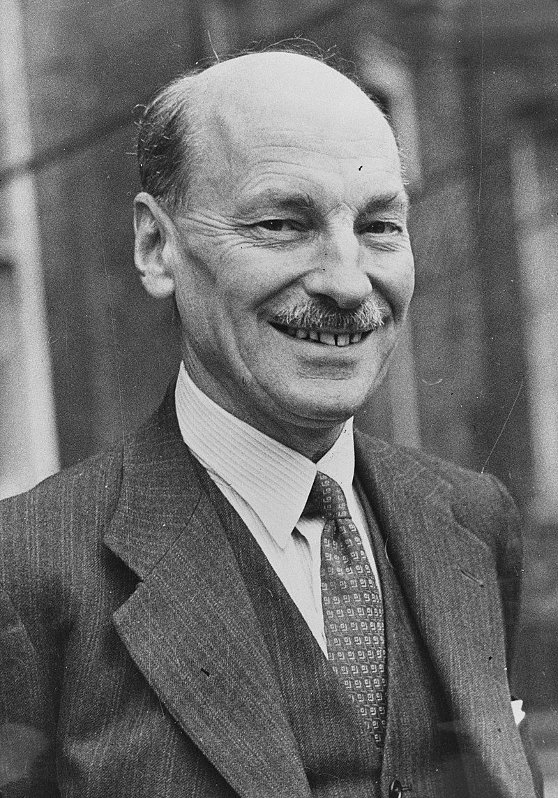 Labour PM Clement Attlee, who founded the welfare state including legal aid