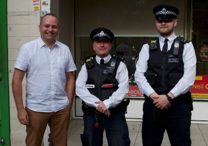 With the Safer Neighbourhood Officers