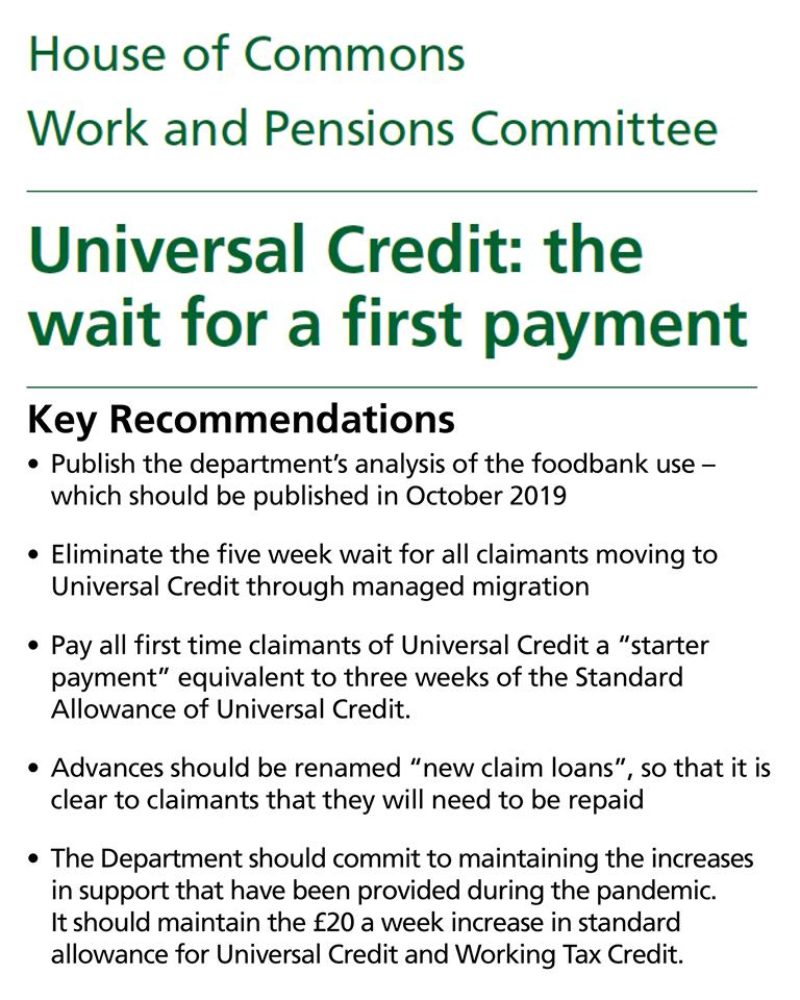 Universal Credit: the wait for a first payment