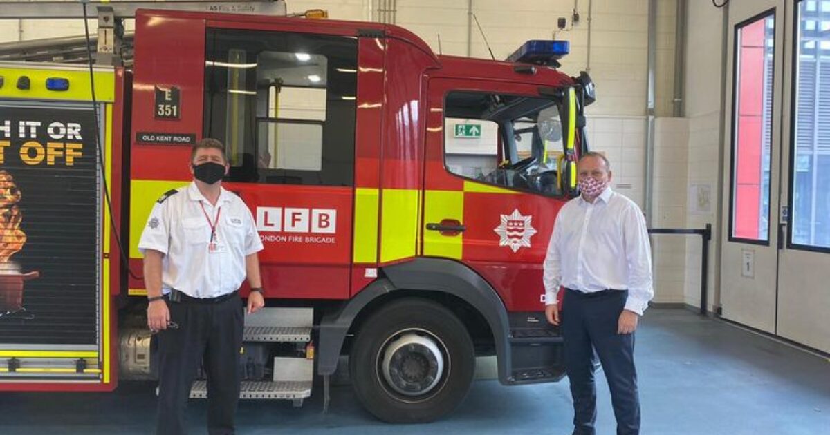 Visit to Old Kent Road Fire Station Neil Coyle